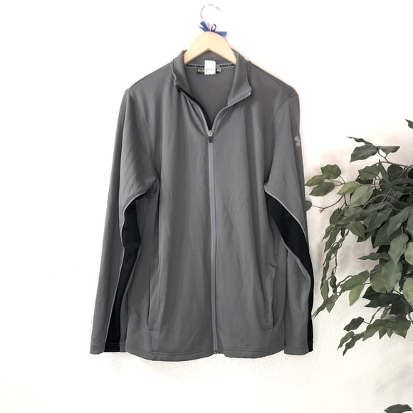 Under Armour Other - Men’s Under Armour Grey Zipper Loose Jacket